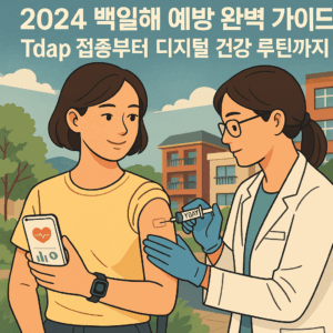 Read more about the article 2024 백일해 예방 완벽 가이드: Tdap 접종부터 디지털 건강 루틴까지