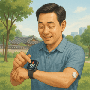 Read more about the article 스마트워치로 혈당 관리하기 – 당뇨 예방과 건강 수명을 위한 데이터 기반 전략