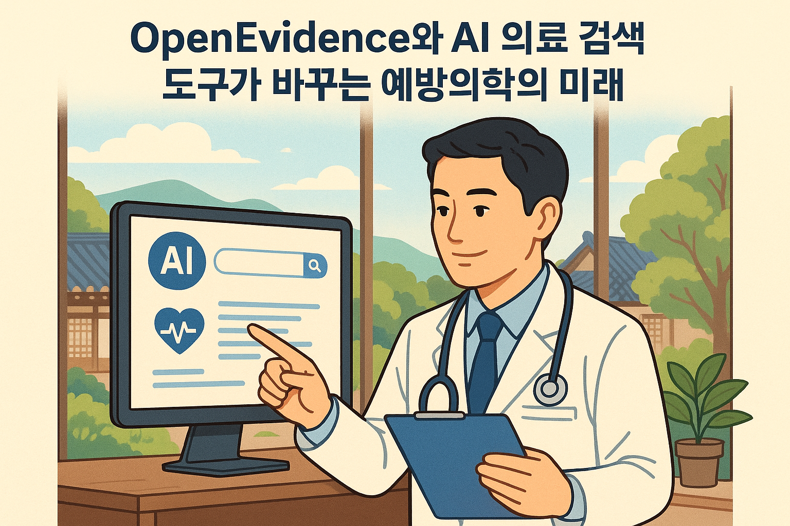 You are currently viewing OpenEvidence와 AI 의료 검색 도구가 바꾸는 예방의학의 미래