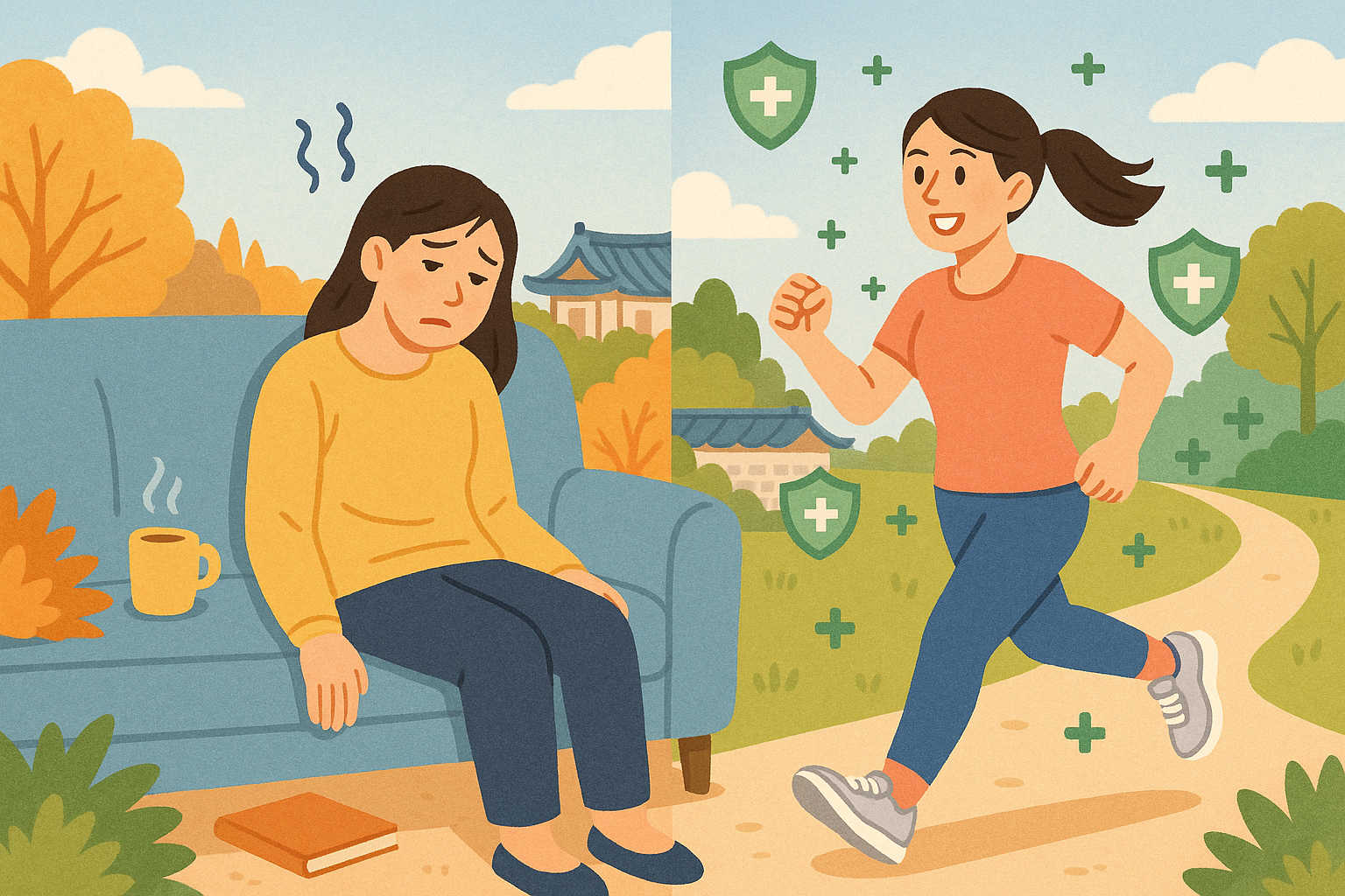 You are currently viewing 운동 부족이 면역력 저하에 미치는 영향과 극복 방법