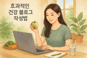 효과적인 건강 블로그 작성법